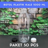 1 liter Kale Bottle 1000 Kale Plastic Bottle/ 50 pcsML