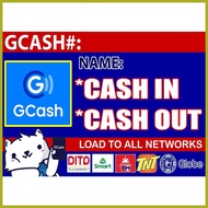 ╭ ✮ ๑ GCASH CASH IN CASH OUT  TARPAULIN