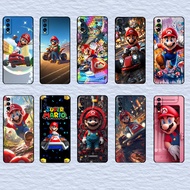 Fashion print for Vivo Y55s Y66 Y67 Y69 Y70 Y70S Y71 Y72 Y73 Y73S Mario Kart Soft black TPU phone ca
