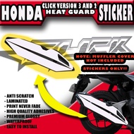 HONDA CLICK HEATGUARD STICKER FOR VERSION 3 MOTORCYCLE/ HONDA CLICK VERSION 3 HEATGUARD/ HONDA CLICK