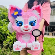 [in stock] CLS Chaolesen Magnifying Glass Lina Bell Small Particle Building Blocks Children's Toys B