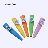 【Factory-direct】 10PCS Kazoo British Plastic Kazoo Flute Joyful Whistle Accompanying Instrument Kids