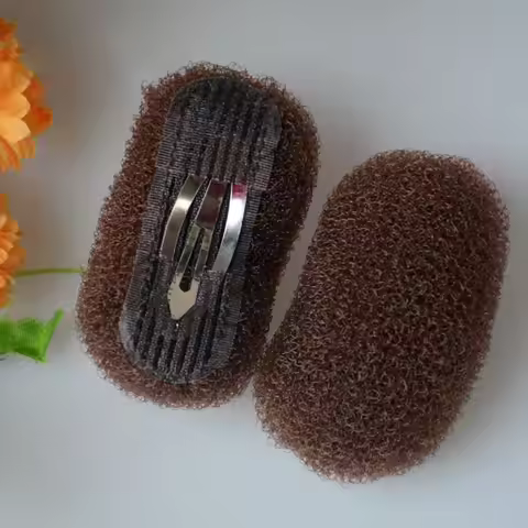3Pcs Practical Invisible Hair Clip Fluffy Sponge Clip Puffy Hair Pad Heighten Hairpin Hair Volume In