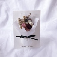 Flora Flower乾燥花卡片-純粹