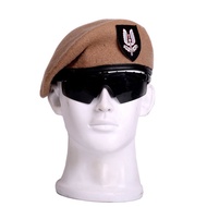 SAS beret special air crew beret sand color army fan beret combat cap soldier cap