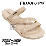 Luofu Sendal Flat Slip On Variasi Mulltiwarna F2317-A01S
