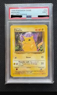 1999 Pokemon - Pikachu (58/102) Yellow Cheeks