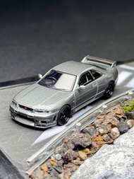 Ready Stock MINIGT 1: 64 #1128日产GTR NISMO BCNR33 CRS Alloy Car Model