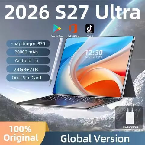 2026 S27 Ultra 12 inch Android 15 5G tablet 24GB+2TB 20000mAh original global version Snapdragon 8ge
