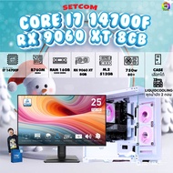 SETCOM+MONITOR BONMECOM2 ครบเซ็ตพร้อมจอ / CPU i7 14700F /RX 9060 XT 8GB / Case เลือกแบบได้ครับ