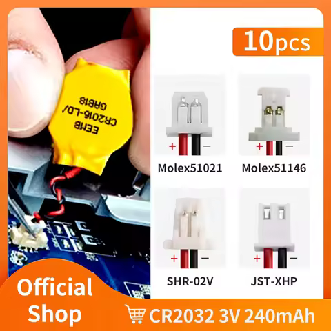 CR2032 3V Non-rechargeable CMOS battery Motherboard Laptop Replacement button cell for Lenovo/Dell/A