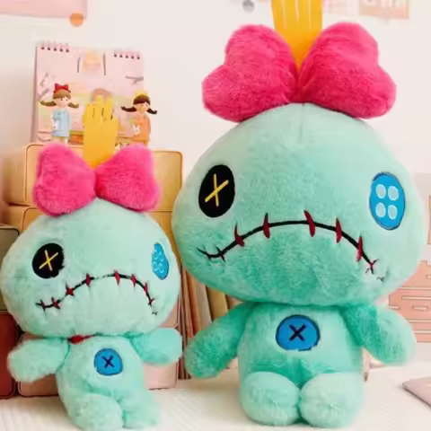 35/60cm Anime Disney Plush Toys Lilo & Stitch Plush Dolls Kawaii Big Size Scrump Soft Stuffed Animal