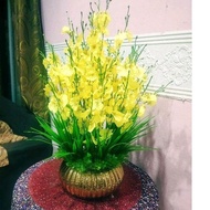 PASU SERAMIK GOLD / GOLD VASE / PASU ORKID GOLD