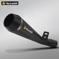 ZX6R motorcycle exhaust system mid link modification with NlkHanm M4 escape muffler for Kawasaki ZX6