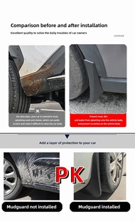 4PCS Car Mud Flaps For Haval H6 HEV PHEV 2021 2022 2023 Car Mudguards Splash Guards Front Rear Fende