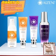 Package O - 1 Aizen Acne Cream + 1 Aizen Acne Serum + 1 Aizen Elixskin + 1 Aizen Whitifique Cream