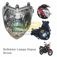 WIN Reflektor Yamaha Byson Kaca Lampu Depan Mika Headlamp Motor Assy