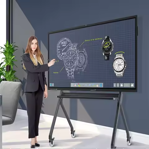 Digital Interactive Flat Panel Smart White Board 4K HD 65 Inch LCD Display Meeting Electronic Intera