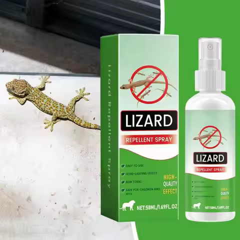 Repellents for House Gecko Spray 50ml Natural Lizard Repellents Powerful Reptile Deterrents Pet Safe