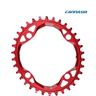 absoluteBLACK Chainring Oval 104BCD 34T Red