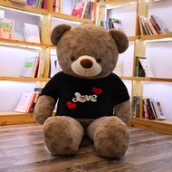 JOJO CASTLE 80/100/120/140cm Huge Bear Plush Doll Soft Stuffed Animal Giant Teddy Bear Stuff Toys Ki