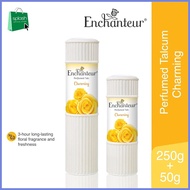 ◙ ☭ ♥ Enchanteur Perfumed Talcum Charming 250g FREE Enchanteur Perfumed Talcum Charming 50g