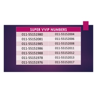 SUPER VVIP PHONE NO BY YEAR