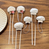 10cm baby plush doll chef hat pull cloth decorativ 10cm baby Clothes plush doll doll chef hat pull c