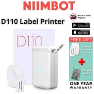 Niimbot D110 Label Maker Printer Inkless Bluetooth Label Thermal Printer NIIMBOT Distributor