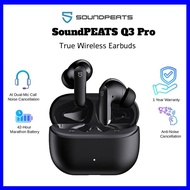 SoundPEATS Q3 Pro wireless headphones Bluetooth 6.0 Dual Mics ANC Gaming Mode App Support