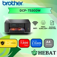 Brother T530DW A4 Printer Inkjet Print Scan Copy Wifi Duplex | Ink BT100