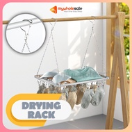 36 Clips Stainless Steel Drying Rack Hanging Drying Windproof Rack