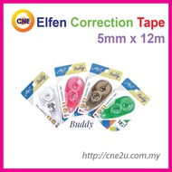 Elfen Buddy Correction Tape 5mm x 12m / 修正带