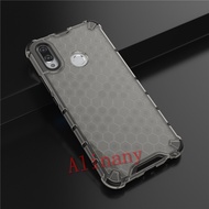 Huawei Nova 3i Case Hard Honeycomb Clear Shockproof Phone Casing Huawei Nova 3i Nova3i Back Cover