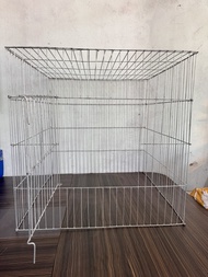 CHUỒNG ( lồng) GÀ 60V VÀ 80V  Lồng gà vuôngChuồng kẽm kim loại ráp sẵn nội thất cho thú cưng ngoài t