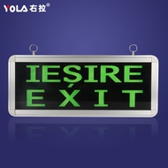 Export EXIT Signal light LED Emergency Evacuation Sign Emergency lighting glass tag emergency lamp M