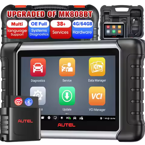 Autel MaxiCOM MK808BT PRO Car Diagnostic Tools Full Bi-Directional Control Automotive Scanner 38+ Se