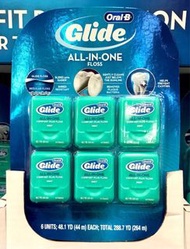 Costco好市多 Oral-B Glide 清潔舒適牙線 薄荷口味 44公尺x6入