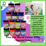 Five Star Wall Mural Poster Colour 250g Warna Cat Mural - Special Color (2/2)