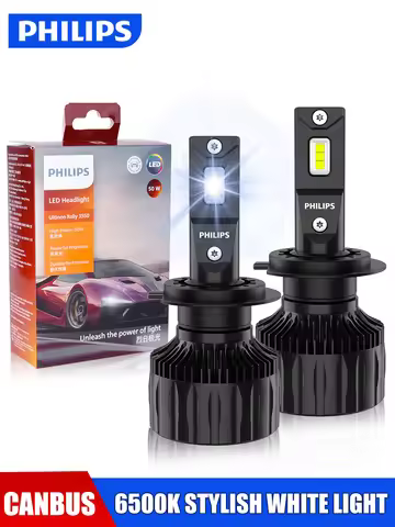 Philips Ultinon Rally 100W 3550 H7 Led Headlights High Power H4 H8 H9 H11 9005 HB3 9006 HB4 9012 HIR