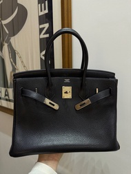 Hermes Birkin 30 黑銀框I 超好價！