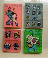 80年代 筋肉人 螢光膠貼紙