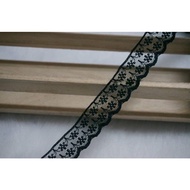 Cheap Zone~SF51 Black 2cm Lace 1998cm Rebate Price~Super Cost-Effective ^^ (Length * 1800cm)