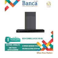 BANCA DC MOTOR COOKER HOOD BCH-CAMELLIA DC-90BL COMBO PACKAGE WITH BUILT-IN GAS/ELECTRIC HOB