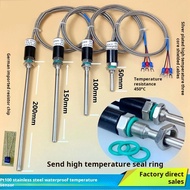 Pt100 Temperature Sensor Platinum Thermal Resistance WZP Stainless Steel Waterproof Probe KE Type Th