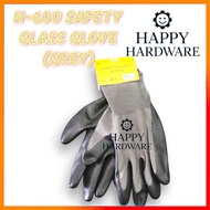 N-600 Safety Glass Glove Comfort Grip Cut Resistant Work General Use with Anti-Clip Abrasion 防滑手套