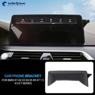 NOBELJIAOO Car Central Control Fixed Phone Brackets Navigation Screen Holder Mount For BMW X1 X2 X3 