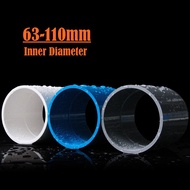 PVC Coupling Pipe Joint Aquarium Water Supply PVC Fitting 3 Color Inner Diameter 63mm to 110mm
