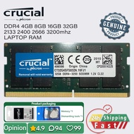 Crucial ddr4 8gb 16gb 4gb 3200 2666 2400 2133 laptop memory RAM PC4 SODIMM 1.2v