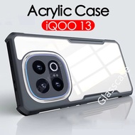 เคสสำหรับ Vivo IQOO 13 1 3 IQOO13 13IQOO V2408A 5G 2024เคสอะคริลิคเคสโทรศัพท์แบบใสกันกระแทกฝาหลังเคส